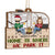 Home Is Where We Park It - Christmas Gifts For Couples, Camping Lovers - Personalized Custom Shaped Wooden Ornament