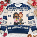 Annoying Each Other For Many Years - Anniversary, Christmas Gifts For Couples, Husband, Wife - Personalized Unisex Ugly Sweater