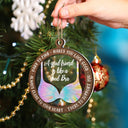 A Good Friend Is Like A Good Bra - Christmas Gifts For Best Friends, Besties - Personalized 2-Layered Mix Ornament