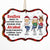 Here's To Another Year Of Bonding Over Alcohol - Christmas Gifts For Besties - Personalized Medallion Wooden Ornament