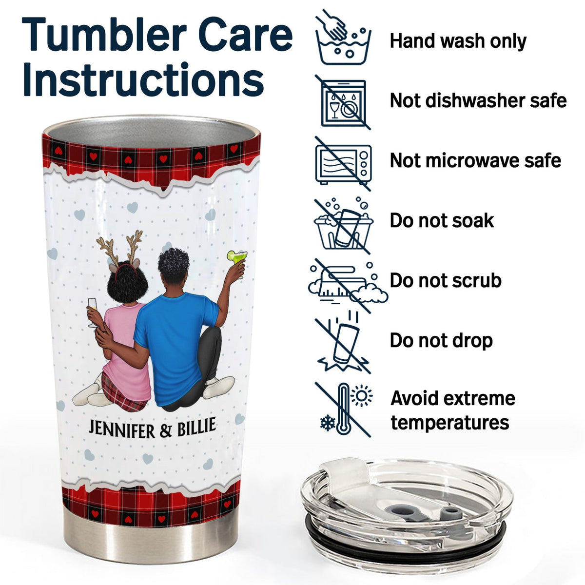 Of All The Weird Things - Anniversary, Loving Gift For Couples, Husband, Wife - Personalized Tumbler