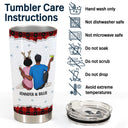 Of All The Weird Things - Anniversary, Loving Gift For Couples, Husband, Wife - Personalized Tumbler