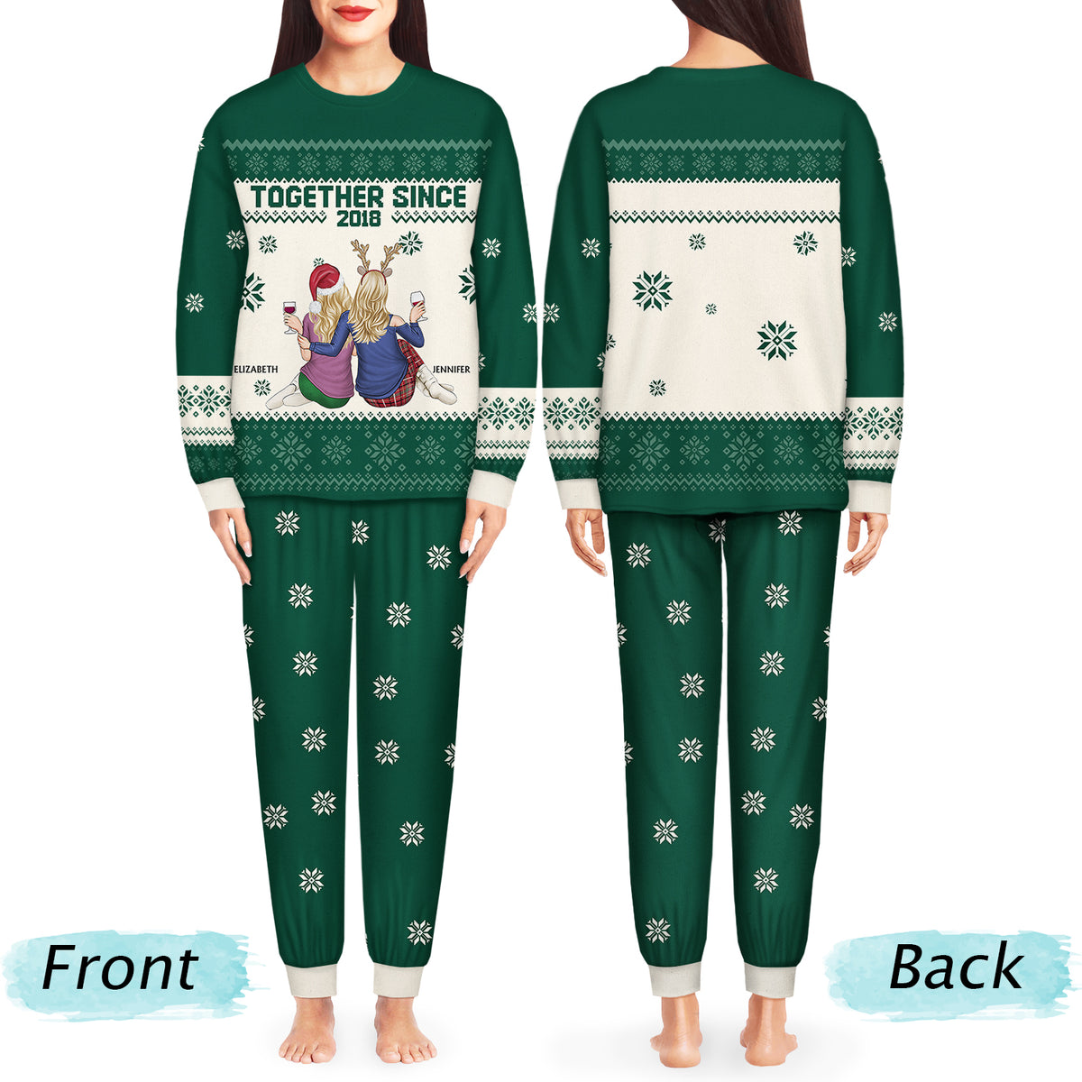 Husband discount wife pajamas