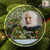 Custom Photo I'm Always With You - Christmas, Memorial Gift For Family, Friends - Personalized Circle Glass Ornament