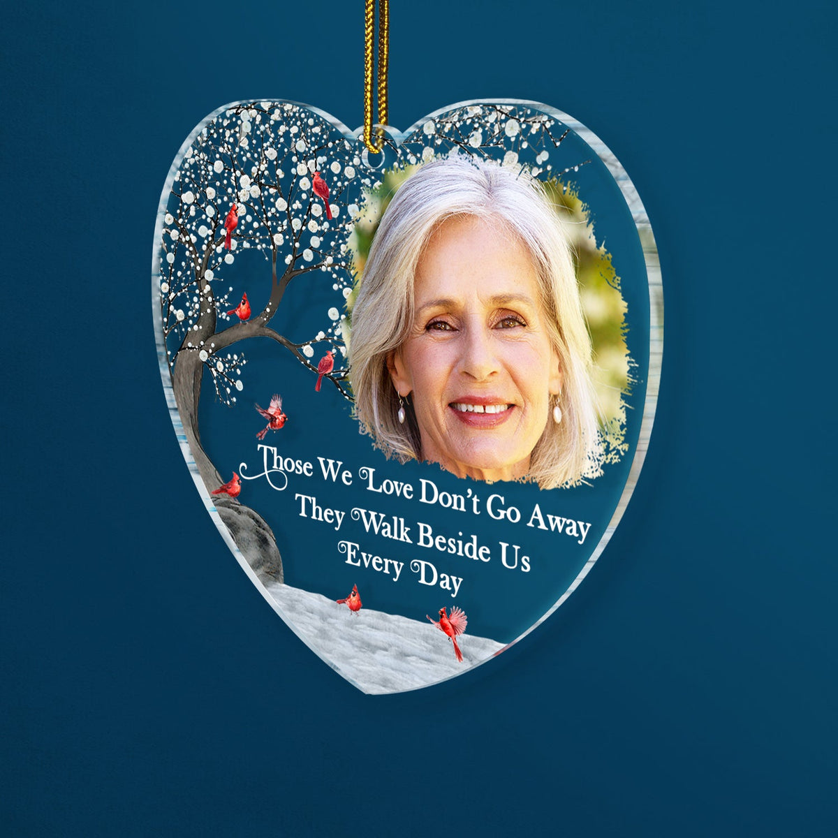 Custom Photo Your Wings Were Ready - Christmas, Memorial Gift For Family, Friends - Personalized Custom Shaped Acrylic Ornament