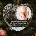 Custom Photo Your Wings Were Ready - Christmas, Memorial Gift For Family, Friends - Personalized Custom Shaped Acrylic Ornament