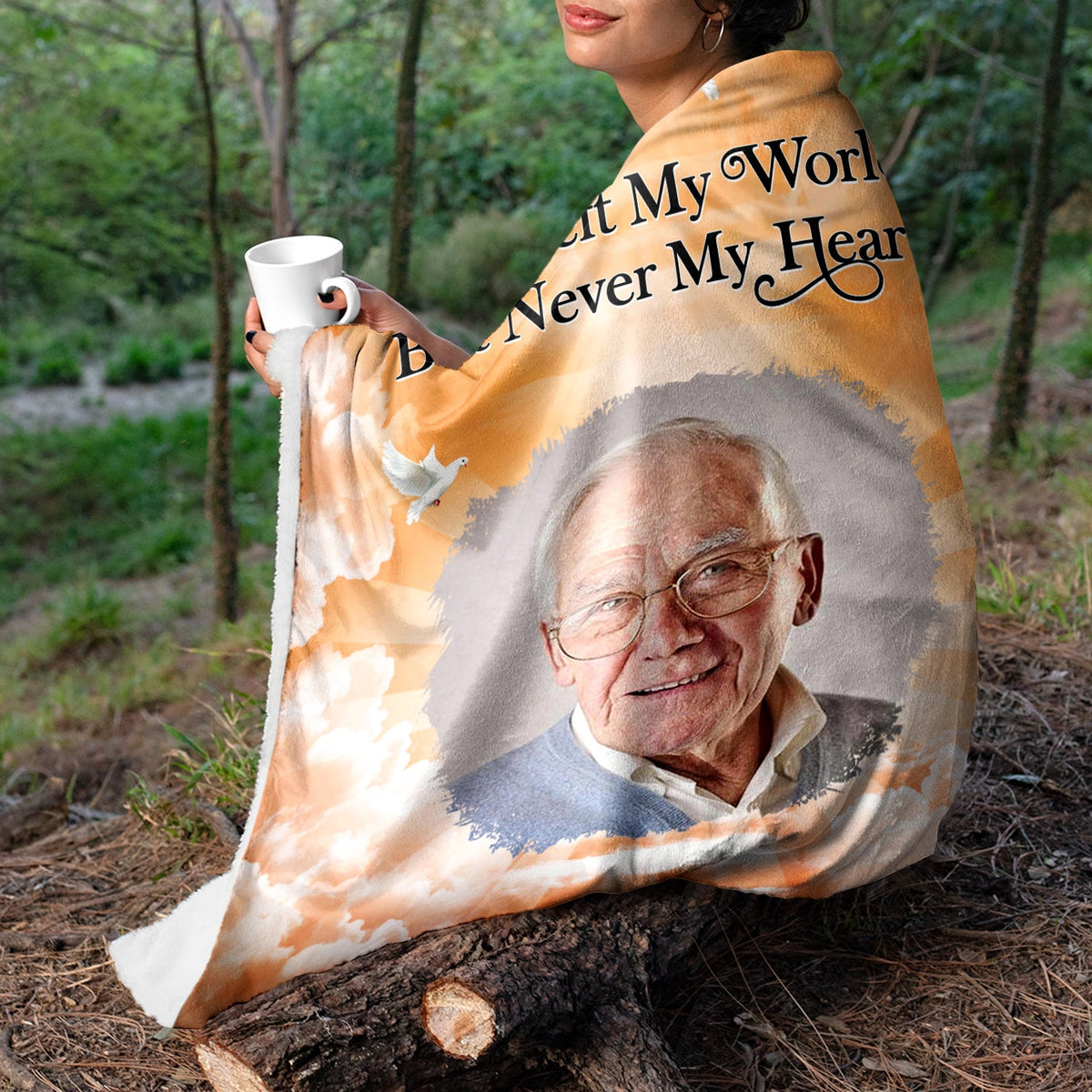 Custom Photo If Love Could Have Saved You - Memorial Gift For Family, Siblings, Friends - Personalized Fleece Blanket