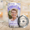 Custom Photo In Loving Memory - Memorial Gift For Family, Siblings, Friends, Dog Lovers, Cat Lovers - Personalized Tumbler