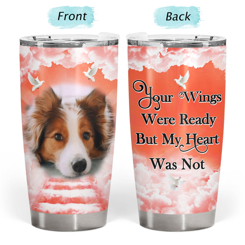 Custom Photo In Loving Memory - Memorial Gift For Family, Siblings, Friends, Dog Lovers, Cat Lovers - Personalized Tumbler
