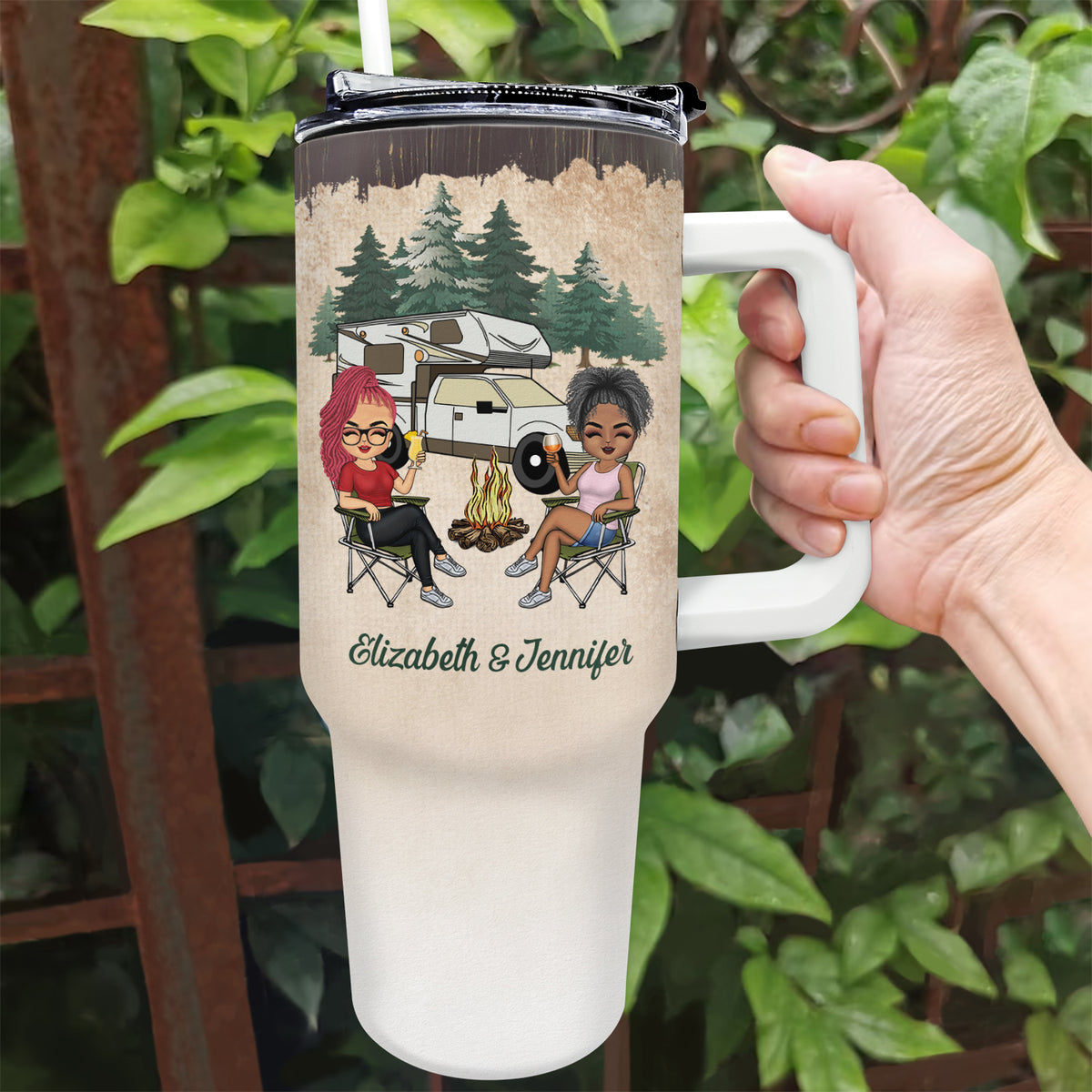 Thirsty Girl Printed Tumbler 40oz