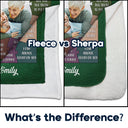 Custom Photo 12 Reasons Why I Love You - Birthday, Anniversary Gift For Spouse, Husband, Wife, Couple - Personalized Fleece Blanket