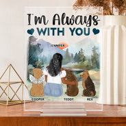 A Bond That Can't Be Broken - Gift For Dog Lovers, Dog Mom, Dog Dad - Personalized Vertical Rectangle Acrylic Plaque