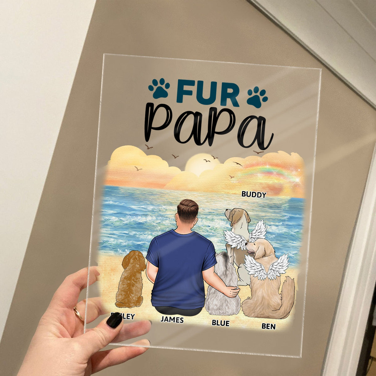 A Bond That Can't Be Broken - Gift For Dog Lovers, Dog Mom, Dog Dad - Personalized Vertical Rectangle Acrylic Plaque