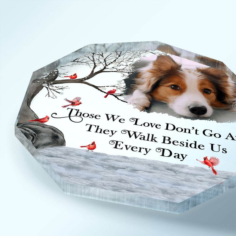 Custom Photo I'm Always With You - Memorial Gift For Family, Friends - Personalized Nonagon Shaped Acrylic Plaque
