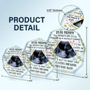 Custom Photo Baby Bump To Daddy Mommy - Holiday, Loving Gift For Mom, Dad, New Parents - Personalized Nonagon Shaped Acrylic Plaque