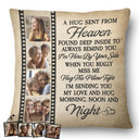 Custom Photo I'm Here By Your Side - Memorial Gift For Family, Mom, Dad, Siblings, Friends - Personalized Pillow
