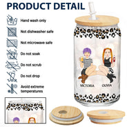 You're The She To My Nanigans - Gift For Bestie - Personalized Clear Glass Can