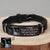 Custom Photo Now You Can Carry Me Too - Gift For Dad, Father, New Parents - Personalized Engraved Bracelet