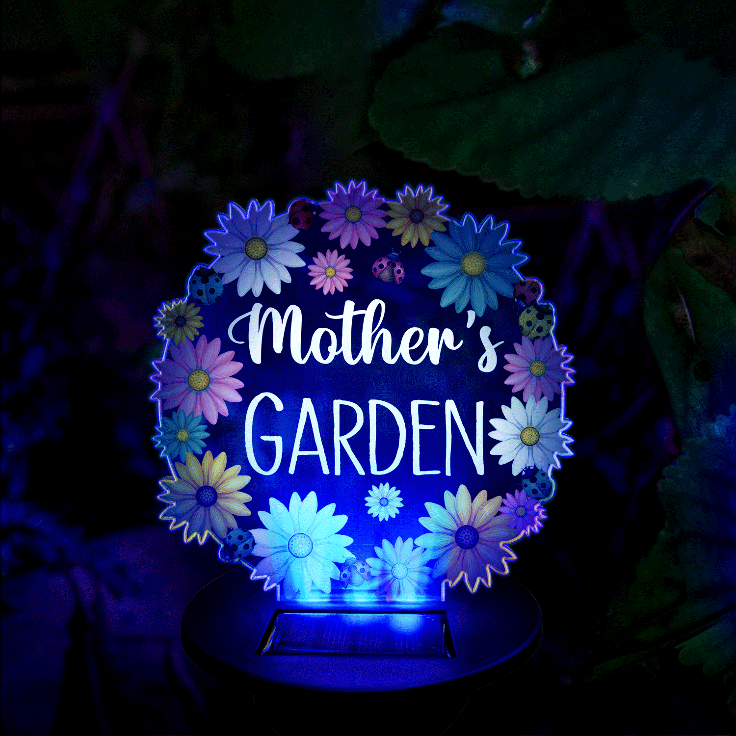 Nana's Garden - Gift For Mom, Mother, Grandma, Nana, Gardening Lovers - Personalized Solar Light