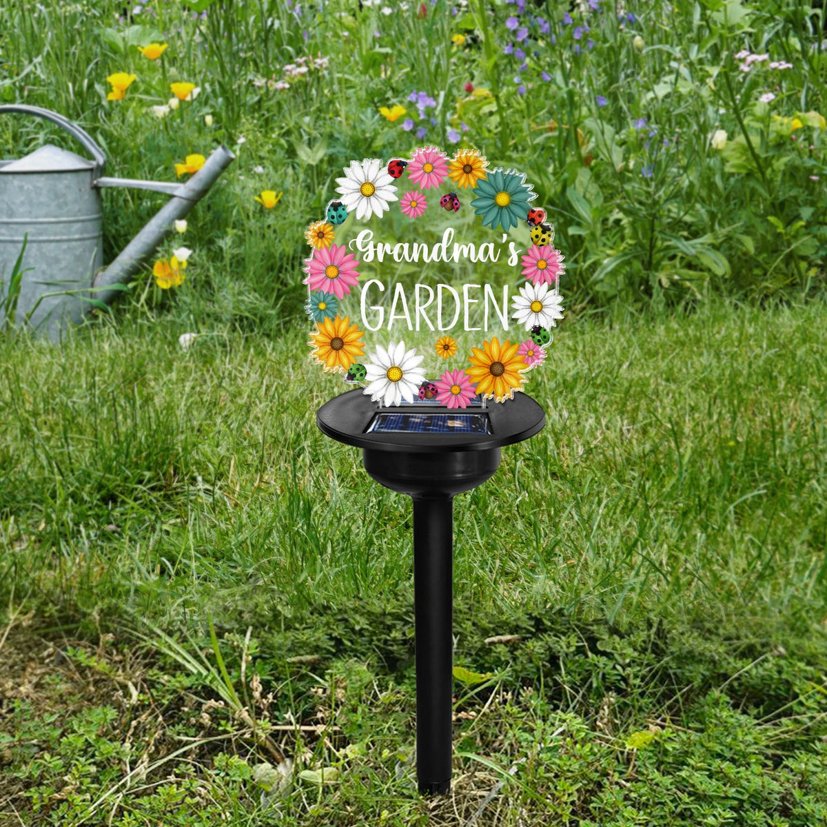 Nana's Garden - Gift For Mom, Mother, Grandma, Nana, Gardening Lovers - Personalized Solar Light
