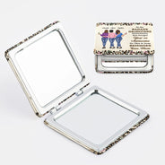 Voici donc votre rappel - Cadeau pour femme, fille, maman - Miroir compact carré personnalisé