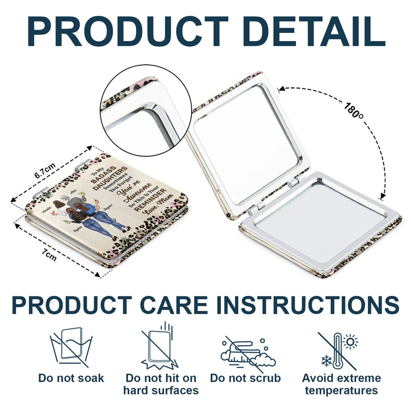 So This Is Your Reminder - Gift For Women, Daughter, Mom - Personalized Square Compact Mirror