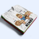 Grandma & Grandkids - Funny, Retirement Gift For Grandma, Mom, Nana, Gigi - Personalized T Shirt