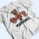 Grandma & Grandkids - Funny, Retirement Gift For Grandma, Mom, Nana, Gigi - Personalized T Shirt