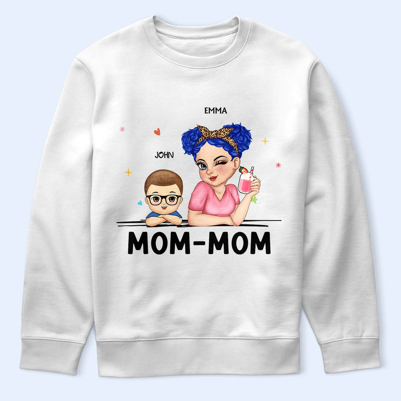 Grandma & Grandkids - Funny, Retirement Gift For Grandma, Mom, Nana, Gigi - Personalized T Shirt