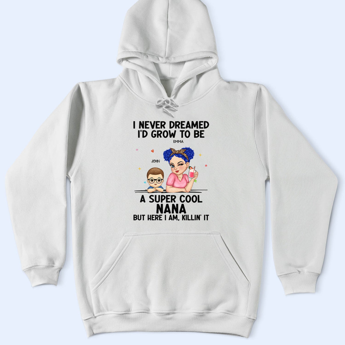A Super Cool Grandma - Funny Gift For Grandma, Mom, Nana, Gigi - Personalized T Shirt