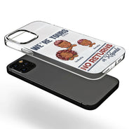 No Returns Or Refunds Chibi Grandkids - Funny Gift For Dad, Mom, Grandma, Grandpa - Personalized Clear Phone Case