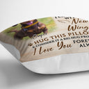 Custom Photo Don't Cry For Me I'm Okay - Personalized Pillow