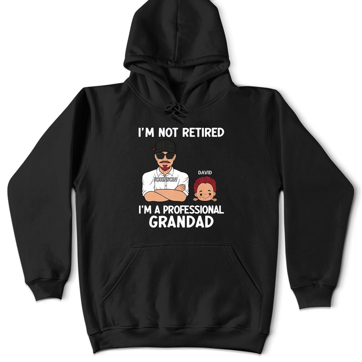 I'm Not Retired I'm A Professional Grandpa - Personalized T Shirt