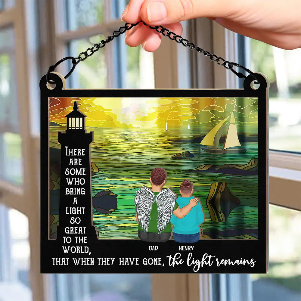 Who Bring A Light So Great To The World - Personalized Window Hanging Suncatcher Ornament