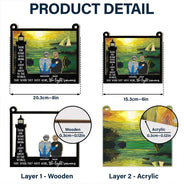 Who Bring A Light So Great To The World - Personalized Window Hanging Suncatcher Ornament