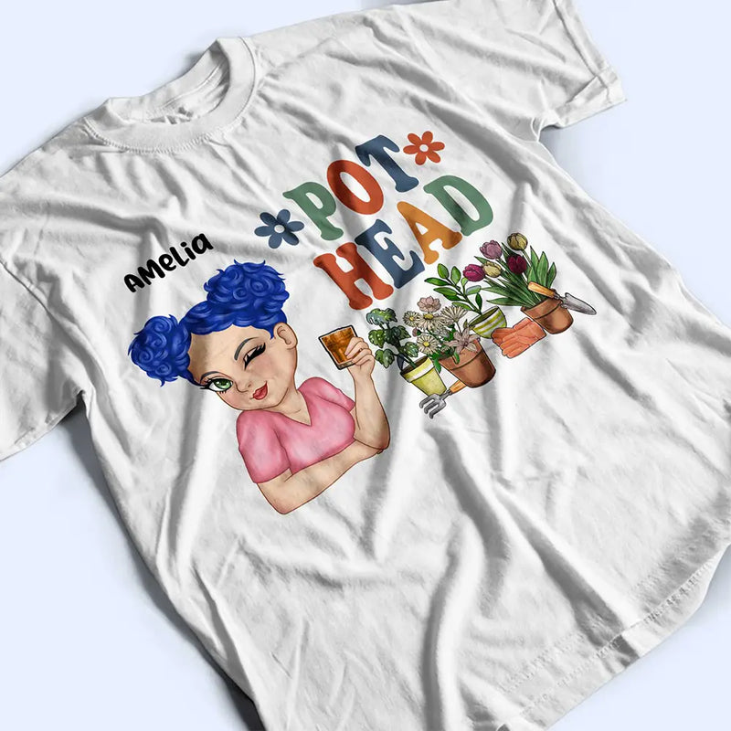 Jardinage en pot - T-shirt personnalisé