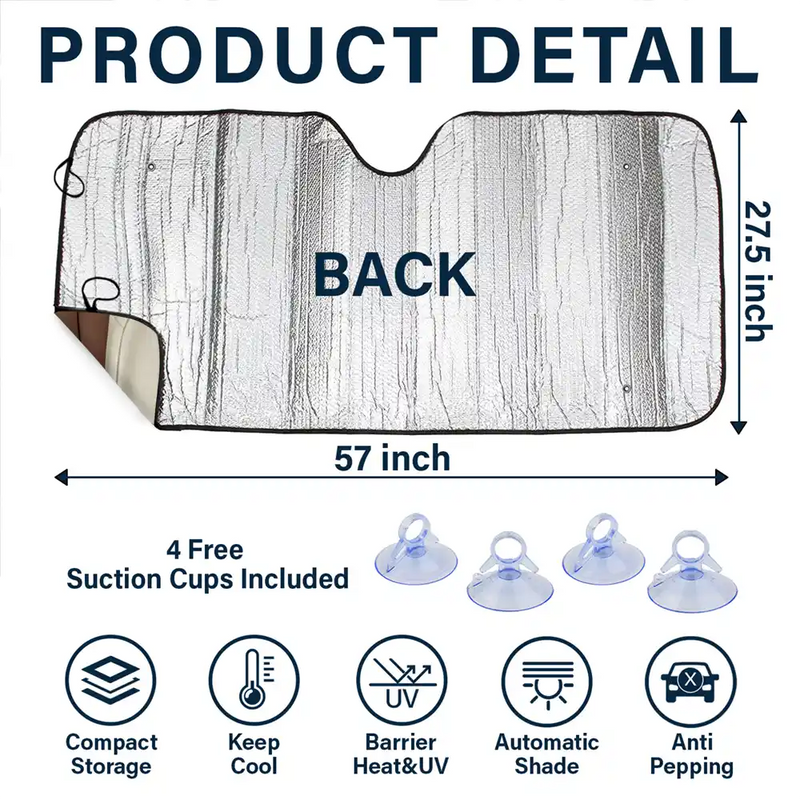 Stars And Stripes Dog Cat On The Drive - Personalized Auto Sunshade