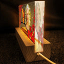 Photo personnalisée Votre lumière brillera toujours dans mon cœur Mémorial - Lumière LED rectangulaire personnalisée