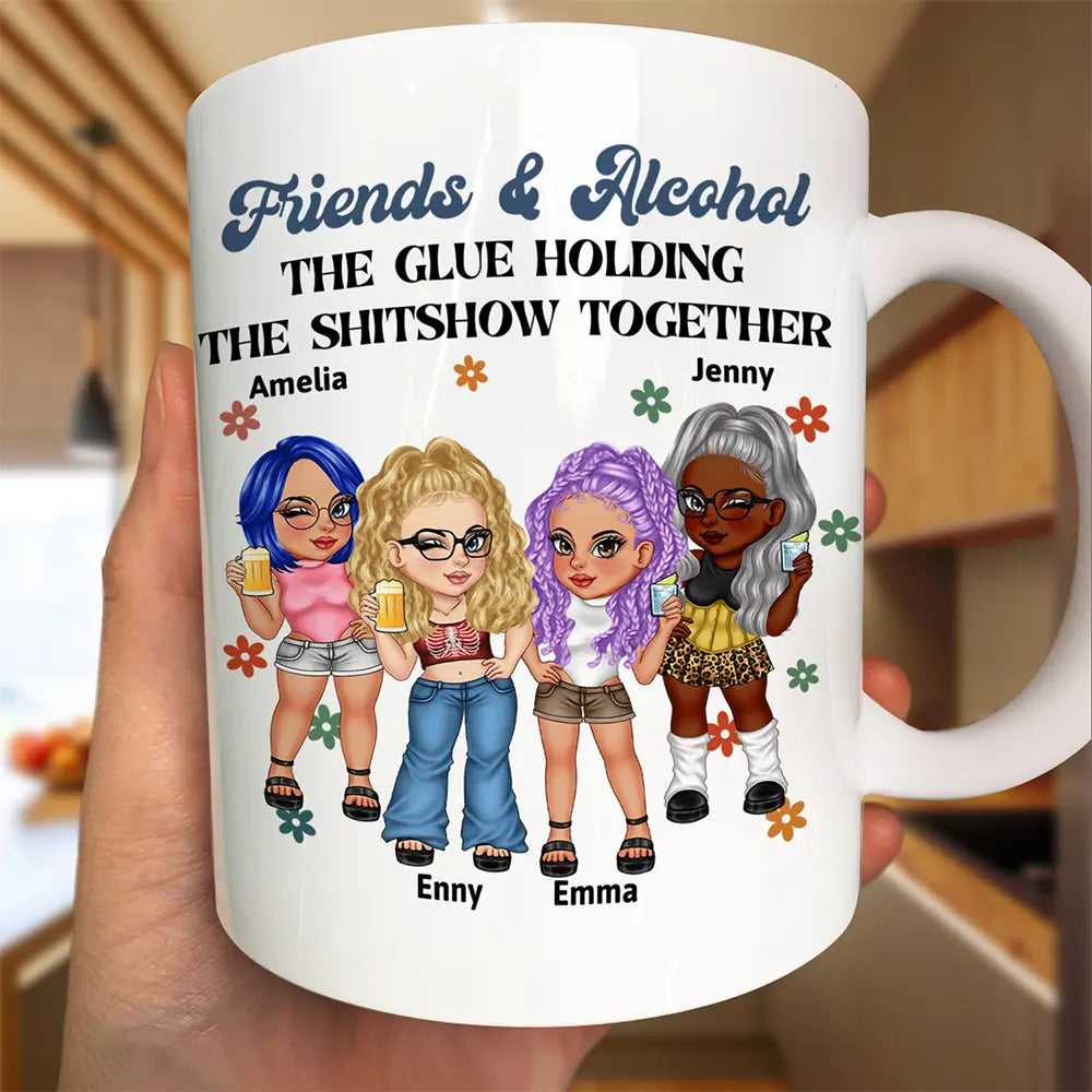Friendship Is About Finding People Who Are Your Kind Of Crazy - Personalized Mug