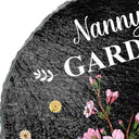 Grandma's Garden Blooming For You - Personalized Circle Memorial Garden Stone
