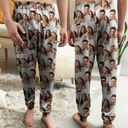Custom Photo Family Human Pet Pictures - Personalized Pajama Pants