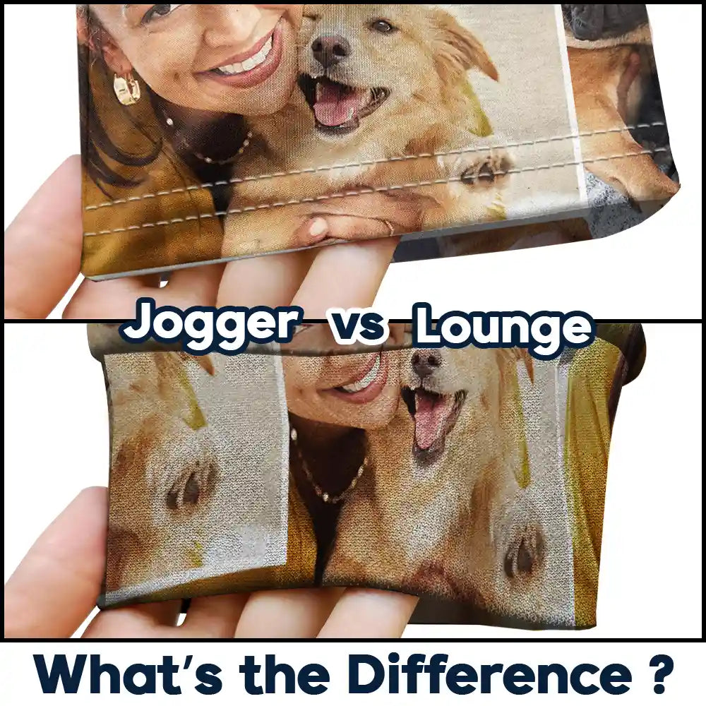 Custom Photo Family Human Pet Pictures - Personalized Pajama Pants