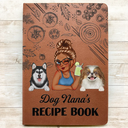 Dog Mom's Recipe Book - Personalized Leather Journal