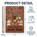 Dog Mom's Recipe Book - Personalized Leather Journal