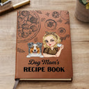 Dog Mom's Recipe Book - Personalized Leather Journal