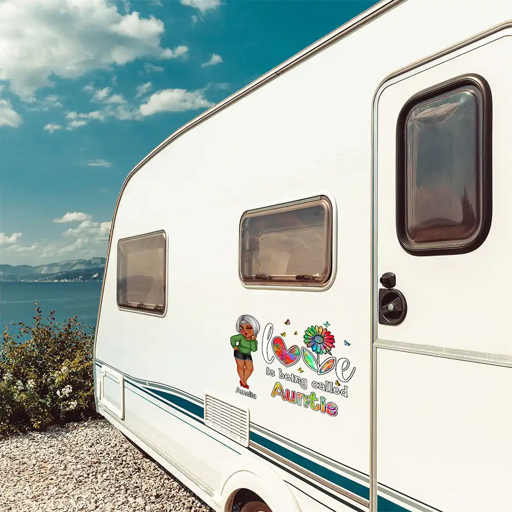 Love Is Being Called Grandma Nana Mom - Personalized Decor Decal