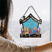 I Wish You Lived Next Door - Personalized Window Hanging Suncatcher Ornament