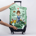 Travel More Worry Less - Personalized Luggage Cover