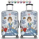 Travel More Worry Less - Personalized Luggage Cover