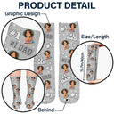 Photo personnalisée pour enfants : 1 papa, 1 maman - Chaussettes personnalisées 